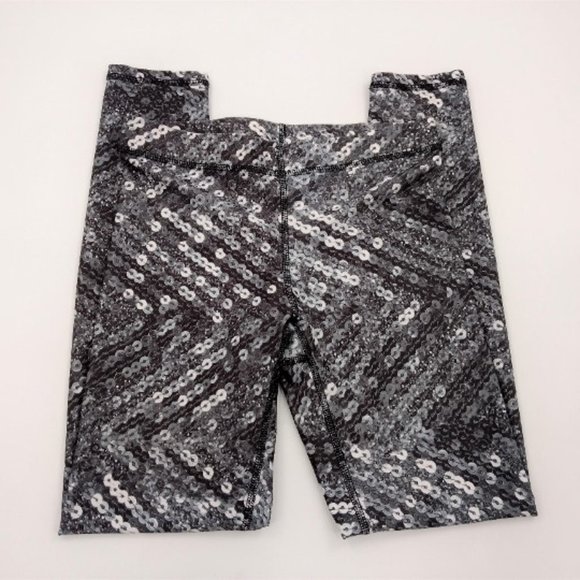 Sequin Print Crop Leggings - Picture 1 of 10